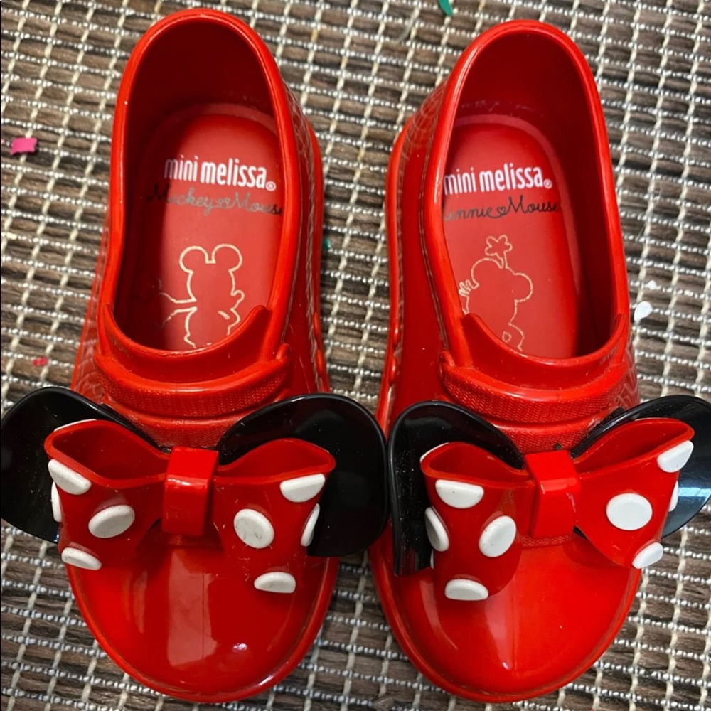 Mini Melissa Toddler ‘Minnie’ Shoes Size 7